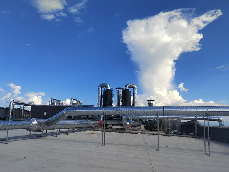 镭雕废气治理---喷淋塔